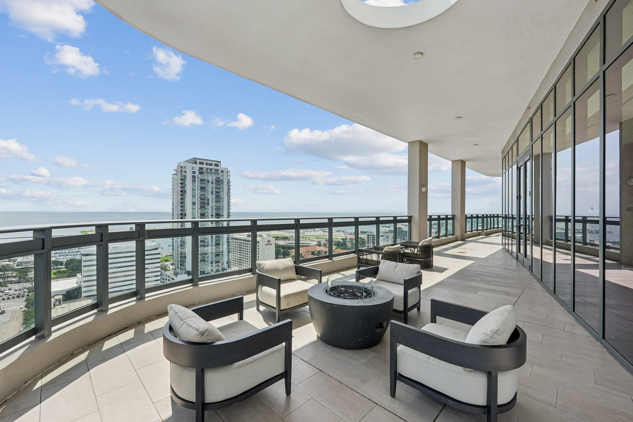 Evo rooftop terrace fire pit lounge - St. Petersburg, FL
